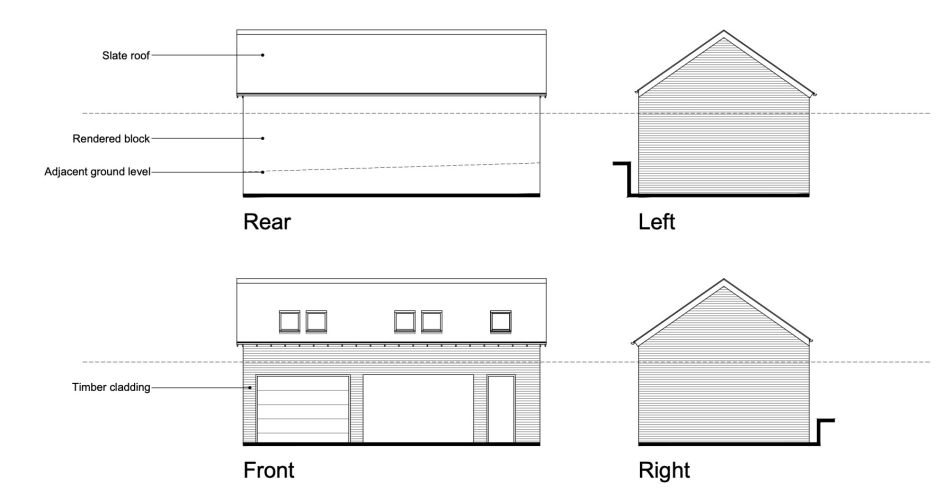 Two-Storey Garage and Office Build in Cumbria