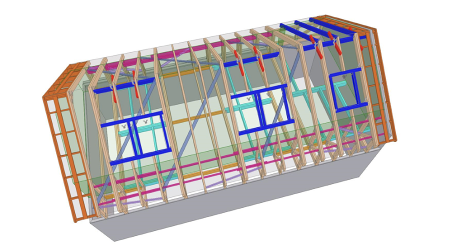 Two-Storey Garage and Office Build in Cumbria